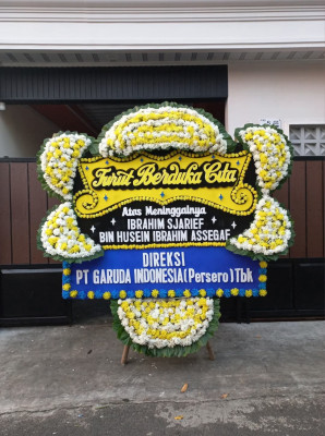 Papan Bunga Duka di Singkawang Barat
