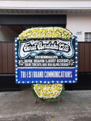 Papan Bunga Duka di Singkawang Barat